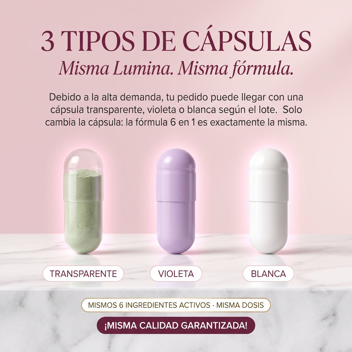 Cápsulas LuminaLabs